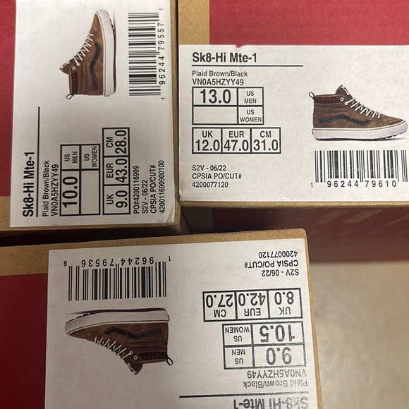 Vans Sk8-Hi Mte-1
Plaid Brown/Black
VNOA5HZYY49 Men’s boots - Picture 16 of 16